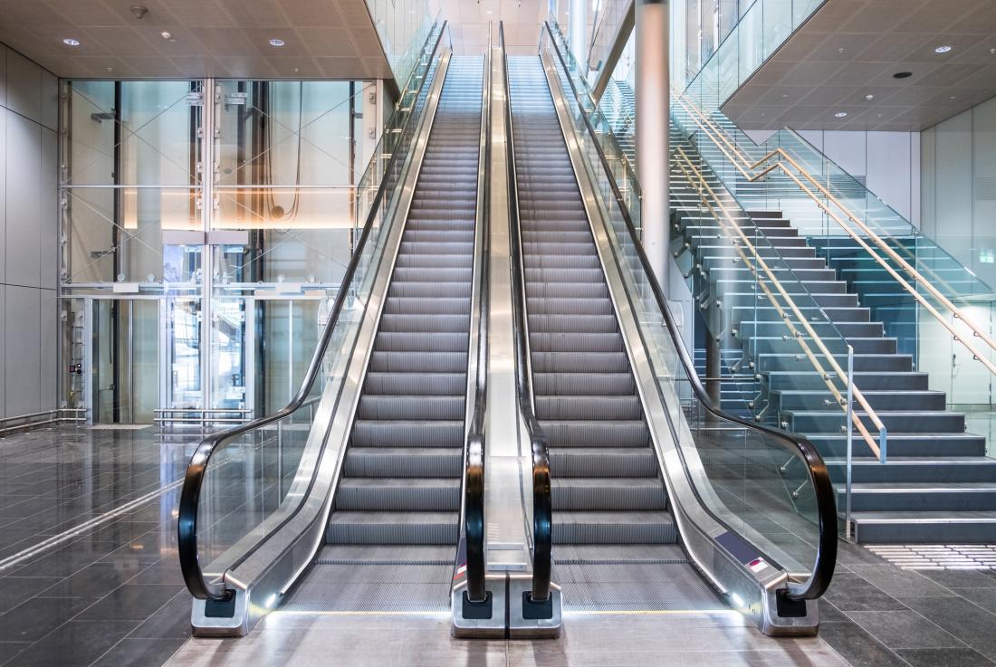 Escalators modernes